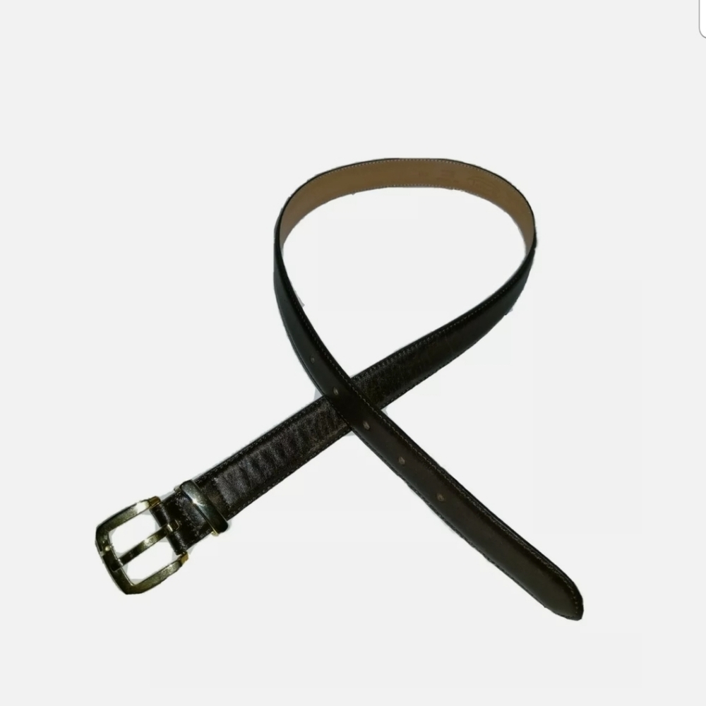 SOLD Talbot's Italy Women's Brown Leather Classic Belt Sz M 26" - 28"